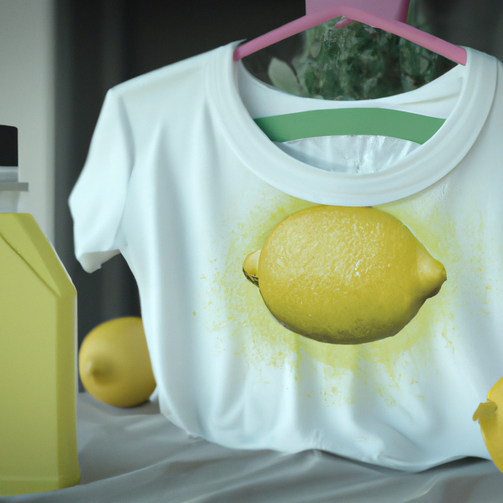レモン汁を使ったTシャツの匂い消し方法