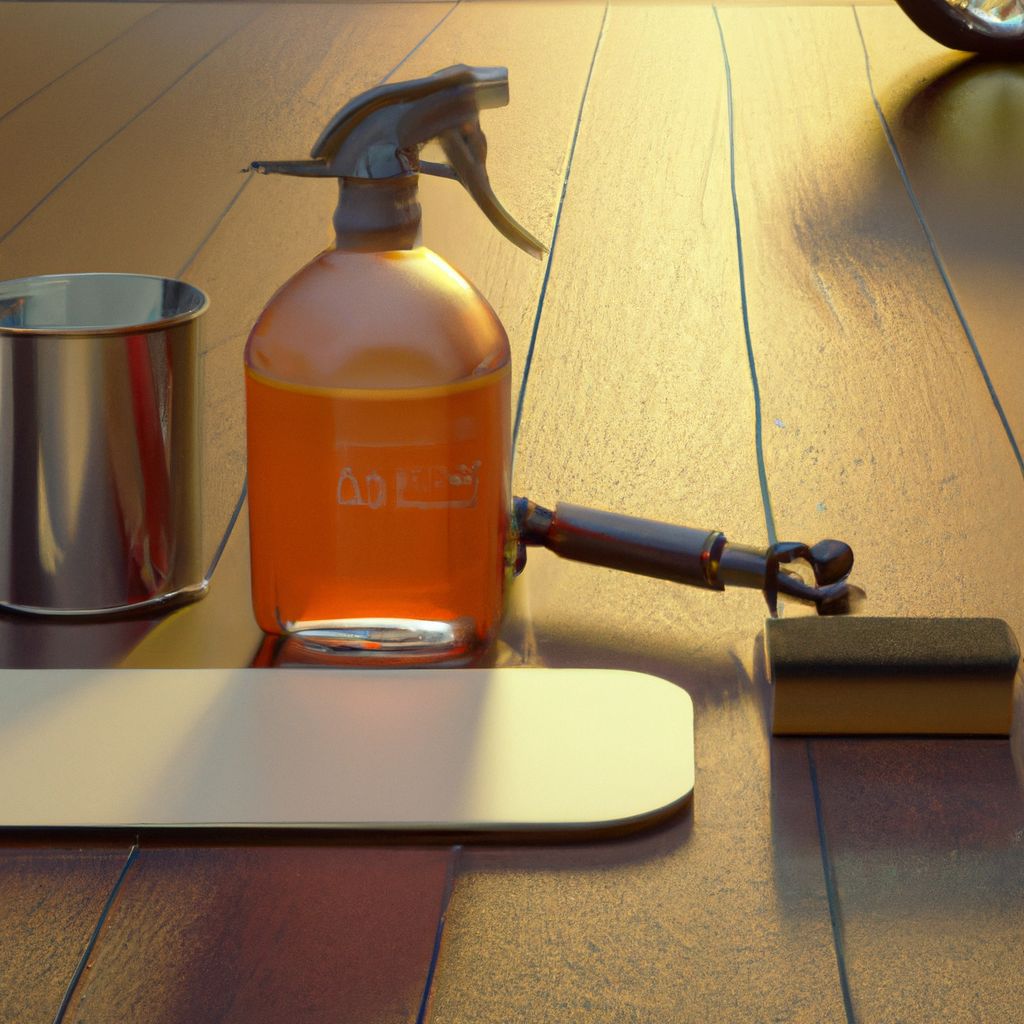 ウレタンの匂いを消す方法3：水と重曹で拭く