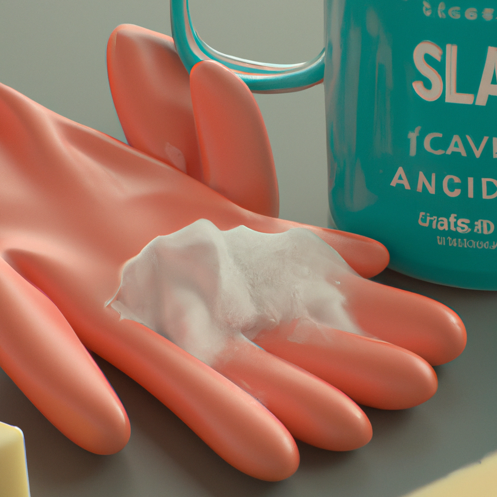 重曹で手袋の匂いを消す方法