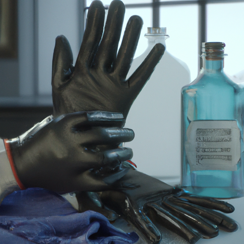 酢で手袋の匂いを消す方法