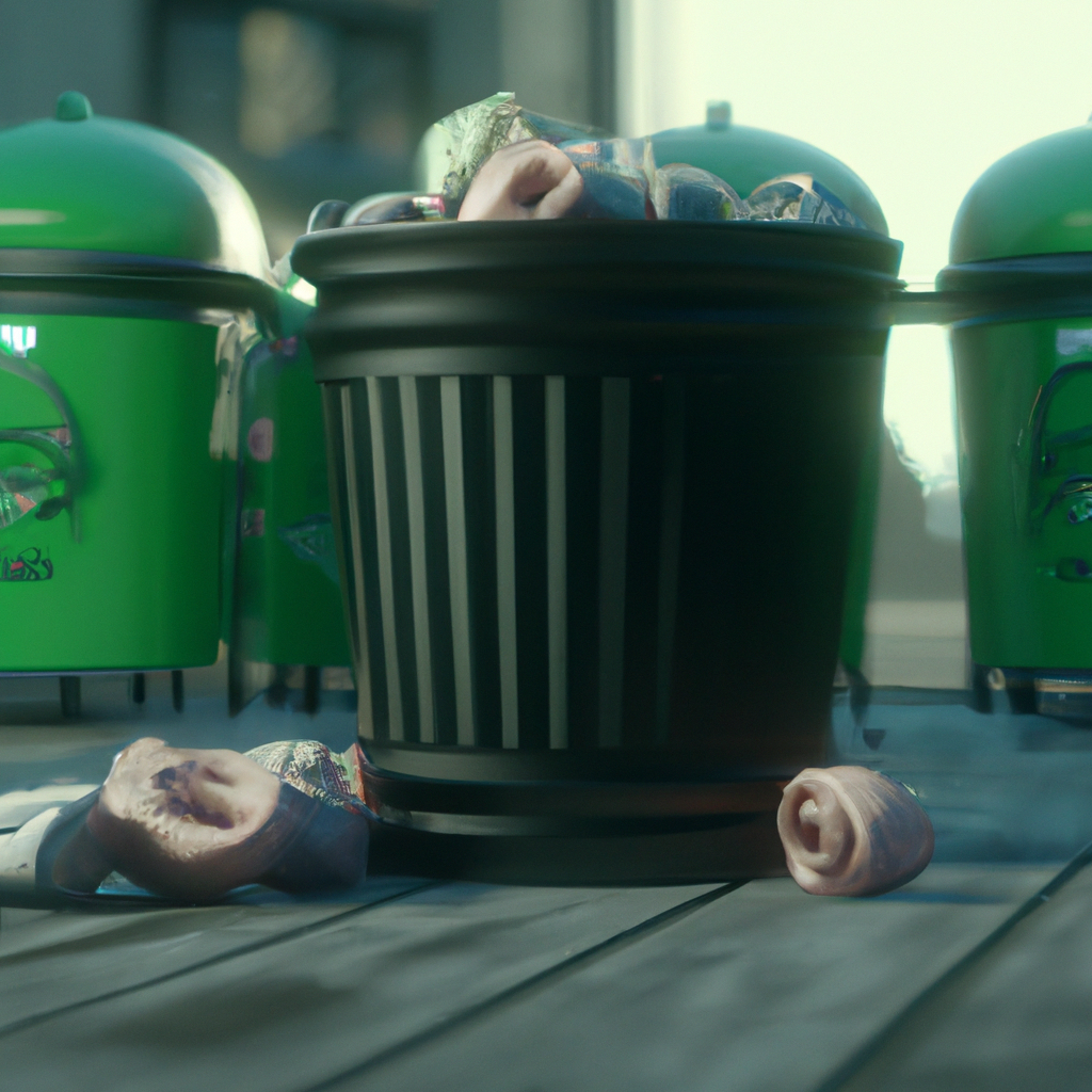 ゴミ箱には匂いの強いものを入れないようにする