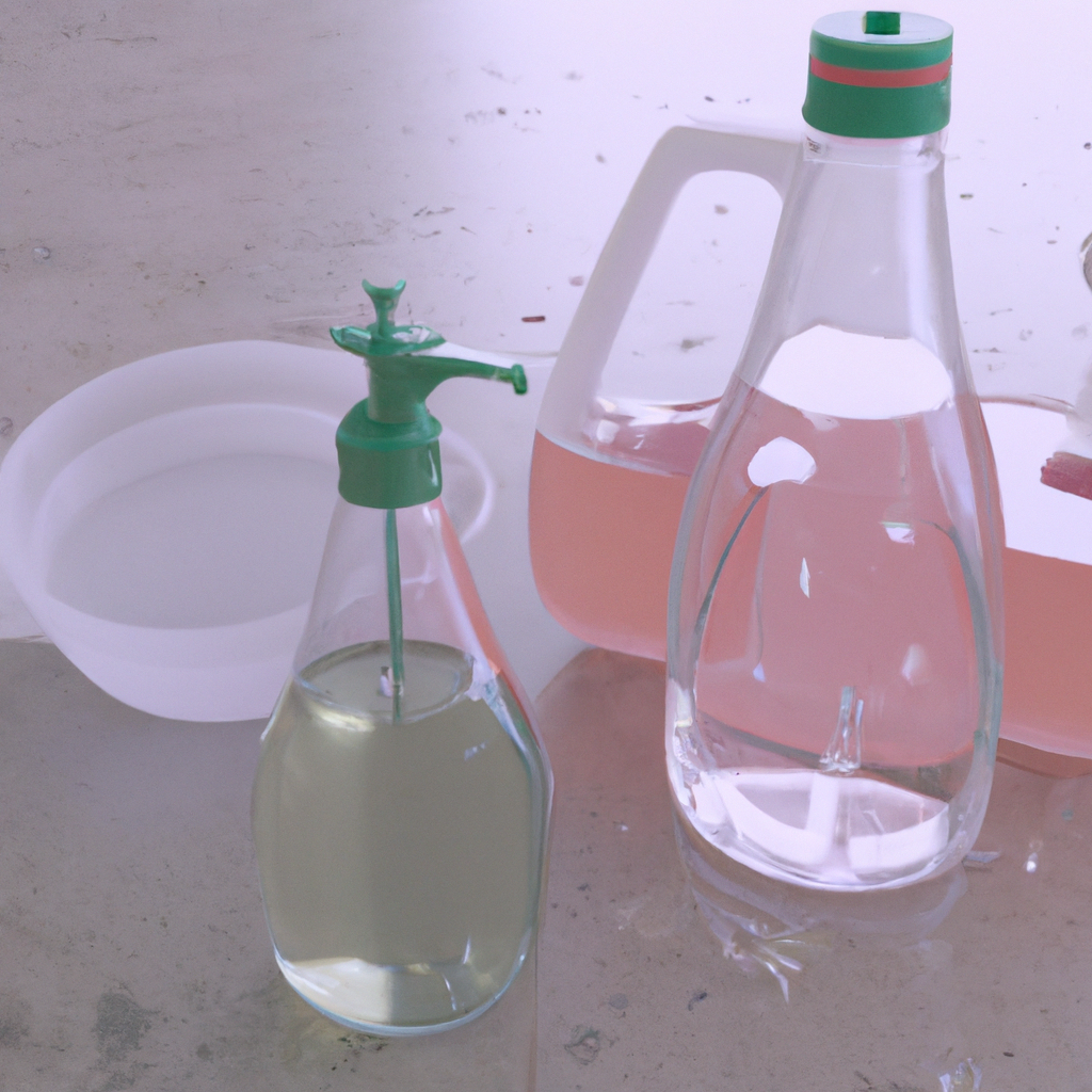 酢でプラ容器を洗う方法