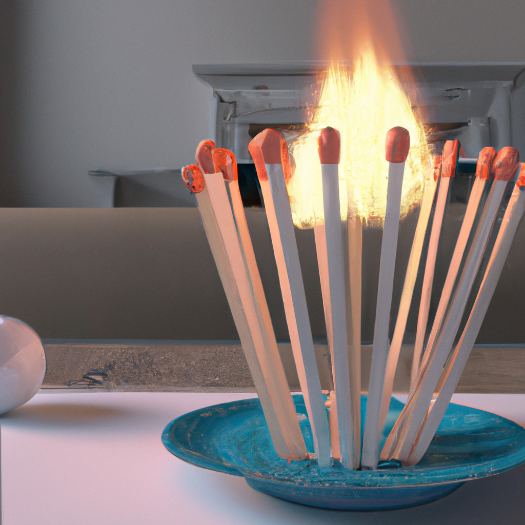 マッチを使った部屋の匂い消し方法