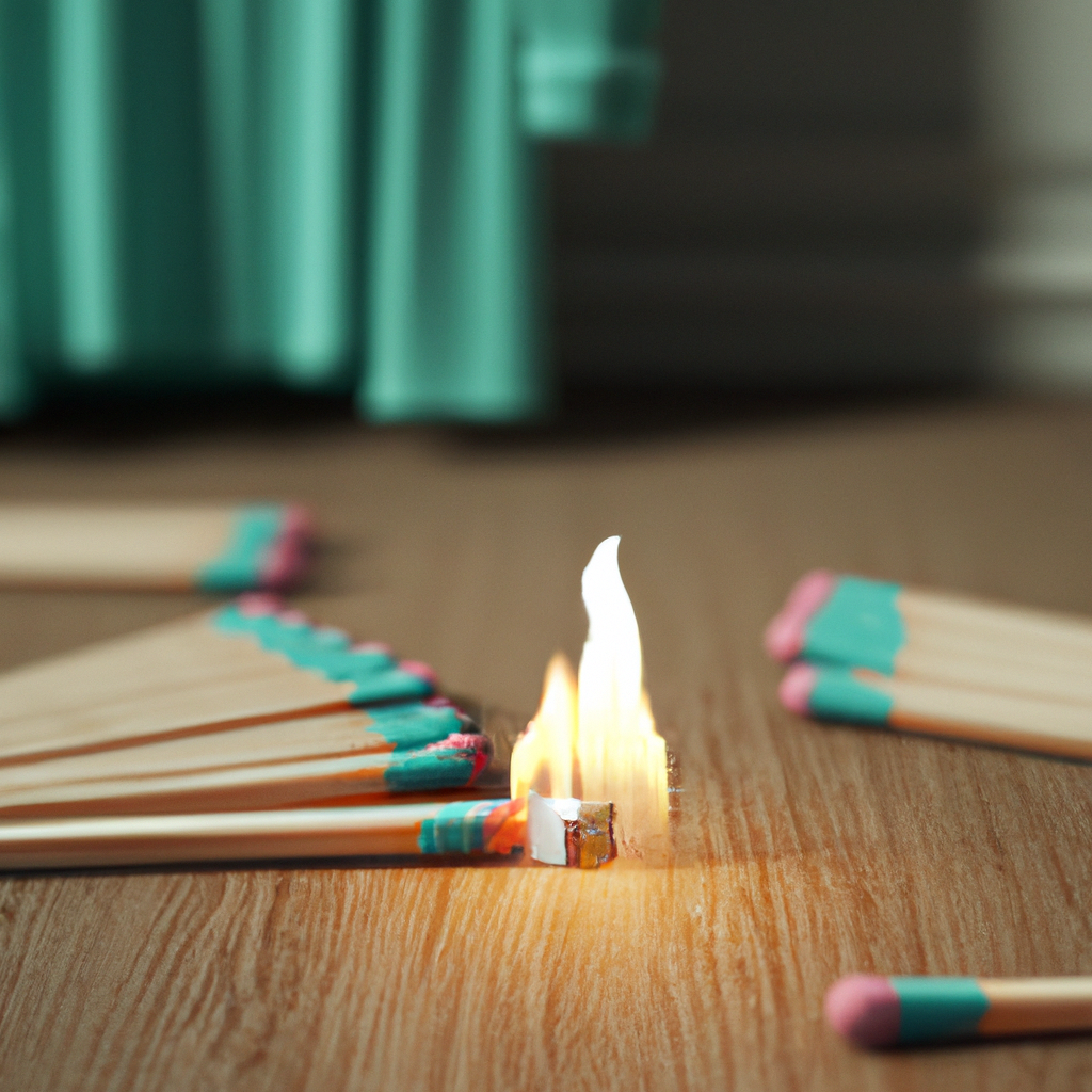 マッチを使った衣類の匂い消し方法