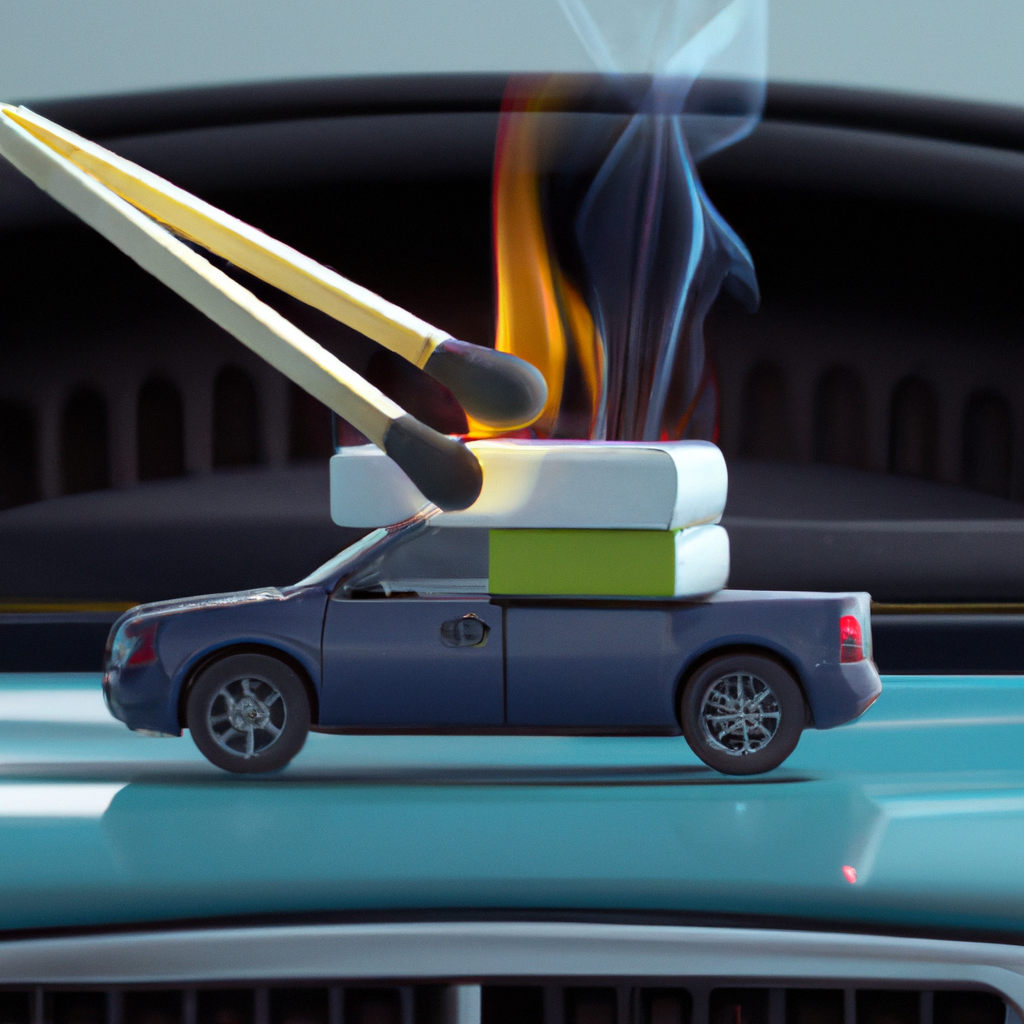 マッチを使った車の匂い消し方法