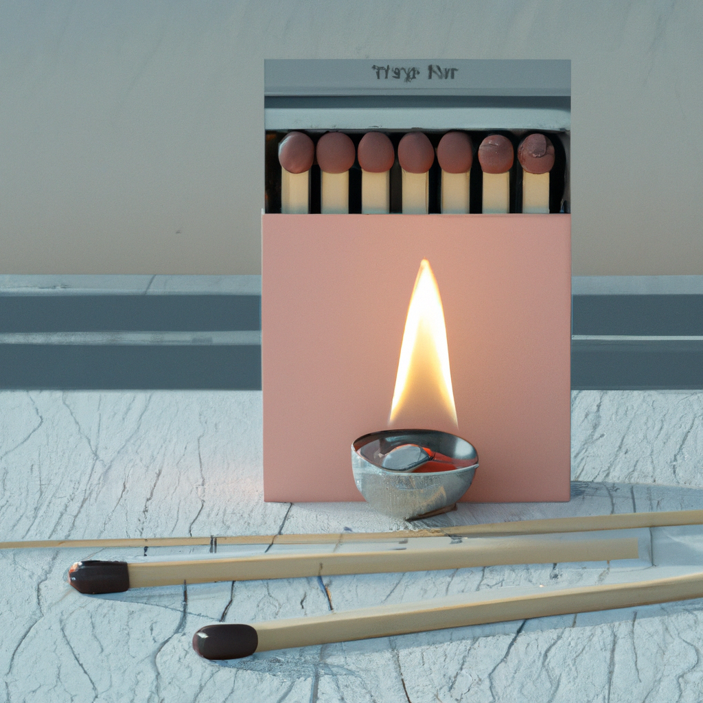 マッチを使ったトイレの匂い消し方法